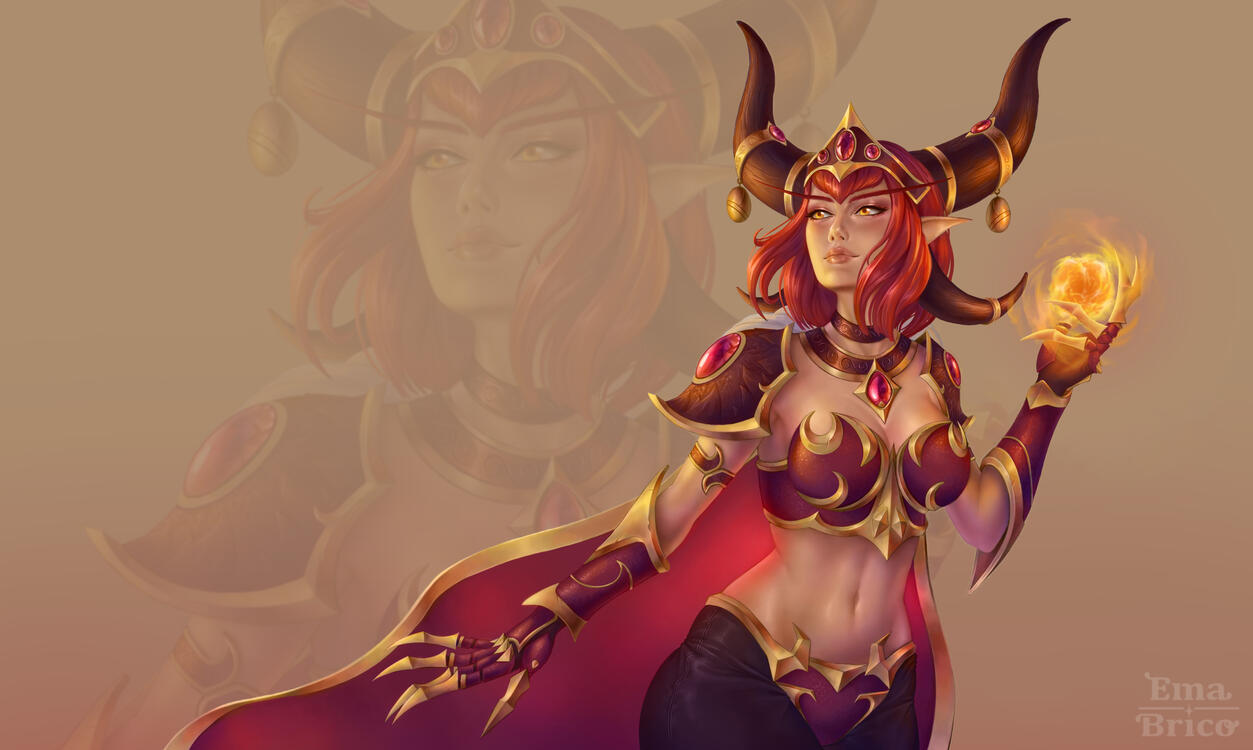 Alexstrasza WoW Fan Art