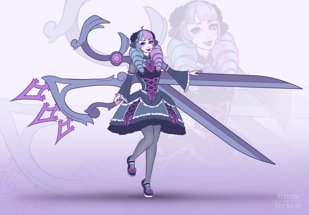 Goth Gwen LoL Fan Art