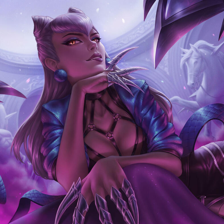 K/DA ALL OUT Evelynn LoL Fan Art